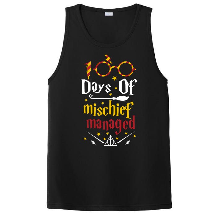 100 Days Of Mischief Managed 100th Day Of School PosiCharge Competitor Tank