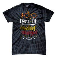 100 Days Of Mischief Managed 100th Day Of School Tie-Dye T-Shirt