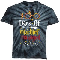 100 Days Of Mischief Managed 100th Day Of School Kids Tie-Dye T-Shirt