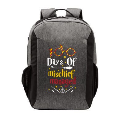 100 Days Of Mischief Managed 100th Day Of School Vector Backpack