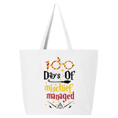 100 Days Of Mischief Managed 100th Day Of School 25L Jumbo Tote