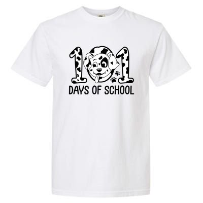 101 Days Of School Dalmatian Dog Funny School Garment-Dyed Heavyweight T-Shirt