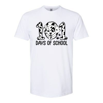 101 Days Of School Dalmatian Dog Funny School Softstyle CVC T-Shirt