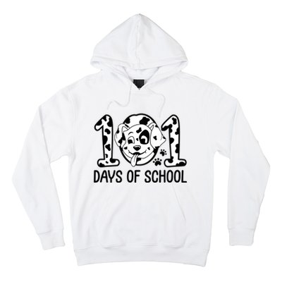 101 Days Of School Dalmatian Dog Funny School Hoodie