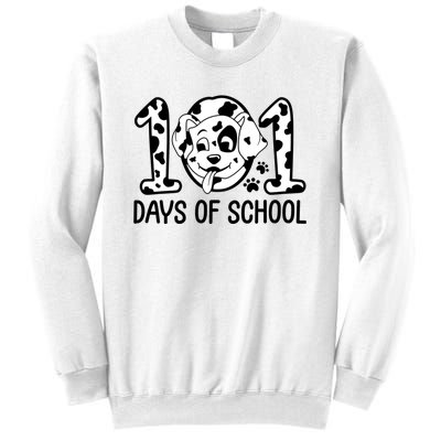 101 Days Of School Dalmatian Dog Funny School Sweatshirt