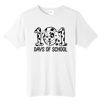 101 Days Of School Dalmatian Dog Funny School Tall Fusion ChromaSoft Performance T-Shirt