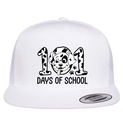 101 Days Of School Dalmatian Dog Funny School Flatbill Hat