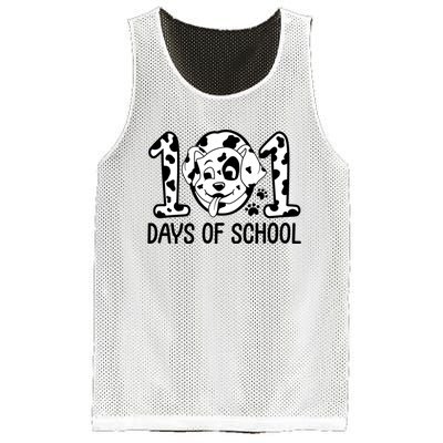 101 Days Of School Dalmatian Dog Funny School Mesh Reversible Basketball Jersey Tank