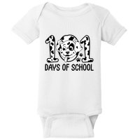 101 Days Of School Dalmatian Dog Funny School Baby Bodysuit