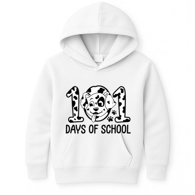 101 Days Of School Dalmatian Dog Funny School Kids Hoodie