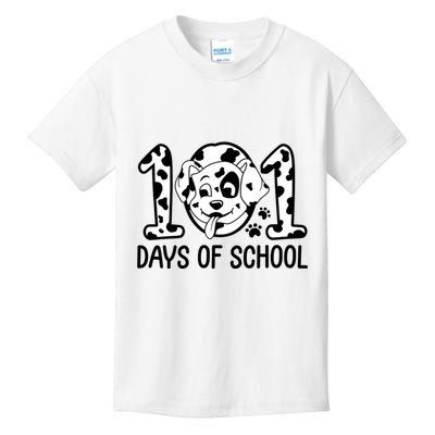 101 Days Of School Dalmatian Dog Funny School Kids T-Shirt