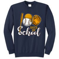 100 Days Of School Baseball Teacher Kids 100th Day Of School Sweatshirt