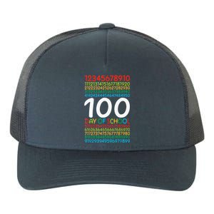 100th Day Of School Teacher 100 Days Math Numbers Yupoong Adult 5-Panel Trucker Hat