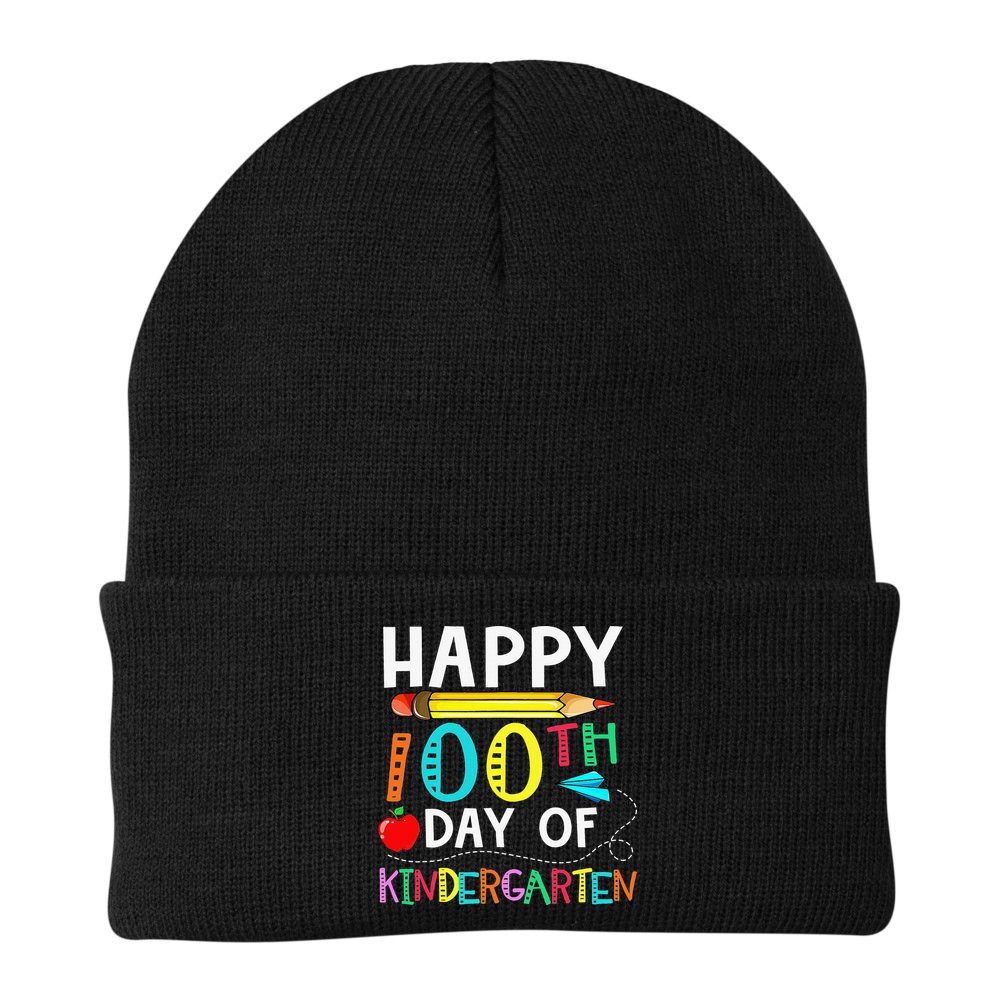 100 Days Of Kindergarten Happy 100th Day Of School Beanie