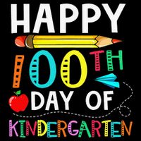100 Days Of Kindergarten Happy 100th Day Of School Drawstring Bag