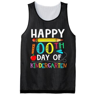 100 Days Of Kindergarten Happy 100th Day Of School Mesh Reversible Basketball Jersey Tank