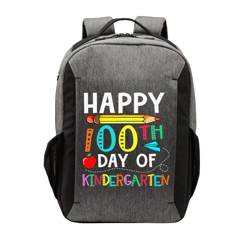 100 Days Of Kindergarten Happy 100th Day Of School Vector Backpack