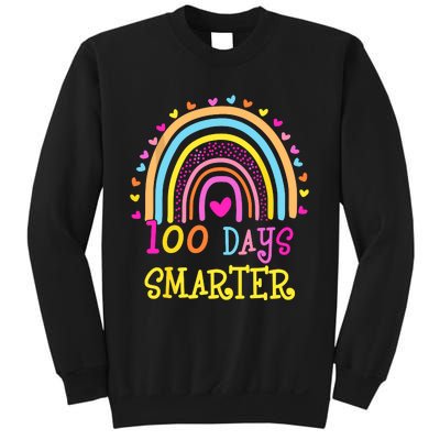 100th Day Of School Teacher Smarter Rainbow Sweatshirt