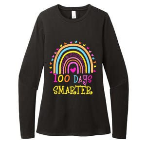 100th Day Of School Teacher Smarter Rainbow Womens CVC Long Sleeve Shirt