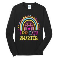 100th Day Of School Teacher Smarter Rainbow Tall Long Sleeve T-Shirt