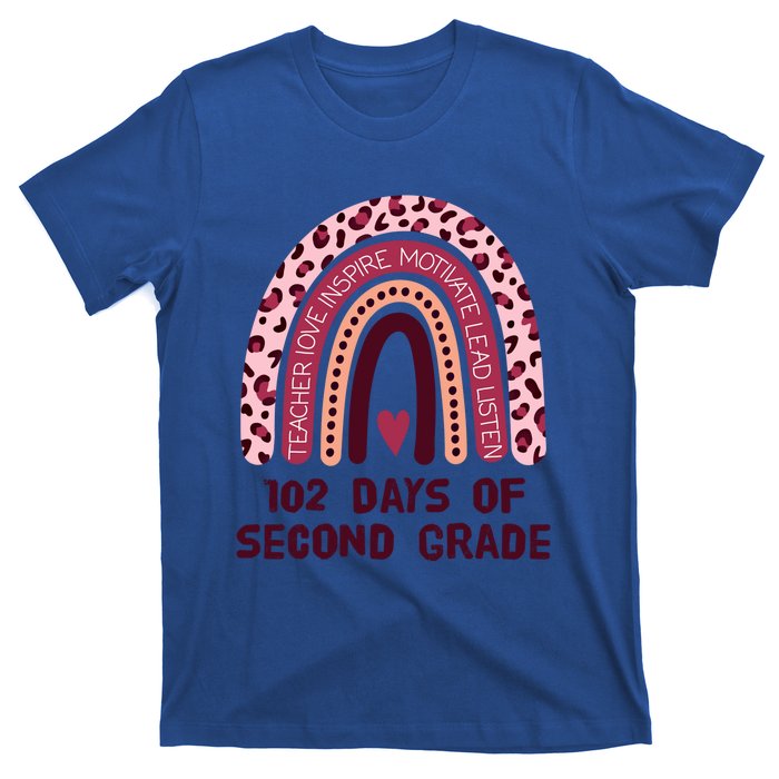 102 Day Of 2Nd Grade Rainbow 102 Day Of Second Grade Meaningful Gift T-Shirt