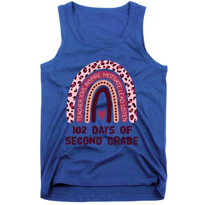 102 Day Of 2Nd Grade Rainbow 102 Day Of Second Grade Meaningful Gift Tank Top