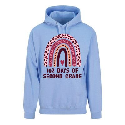 102 Day Of 2Nd Grade Rainbow 102 Day Of Second Grade Meaningful Gift Unisex Surf Hoodie