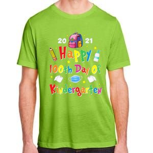 100 Days Of Kindergarten School Gift Students Teachers Adult ChromaSoft Performance T-Shirt