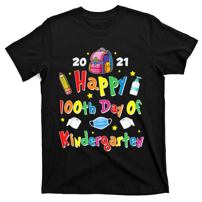 100 Days Of Kindergarten School Gift Students Teachers T-Shirt