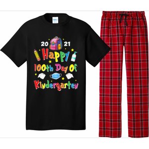 100 Days Of Kindergarten School Gift Students Teachers Pajama Set