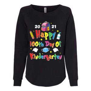 100 Days Of Kindergarten School Gift Students Teachers Womens California Wash Sweatshirt