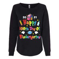 100 Days Of Kindergarten School Gift Students Teachers Womens California Wash Sweatshirt