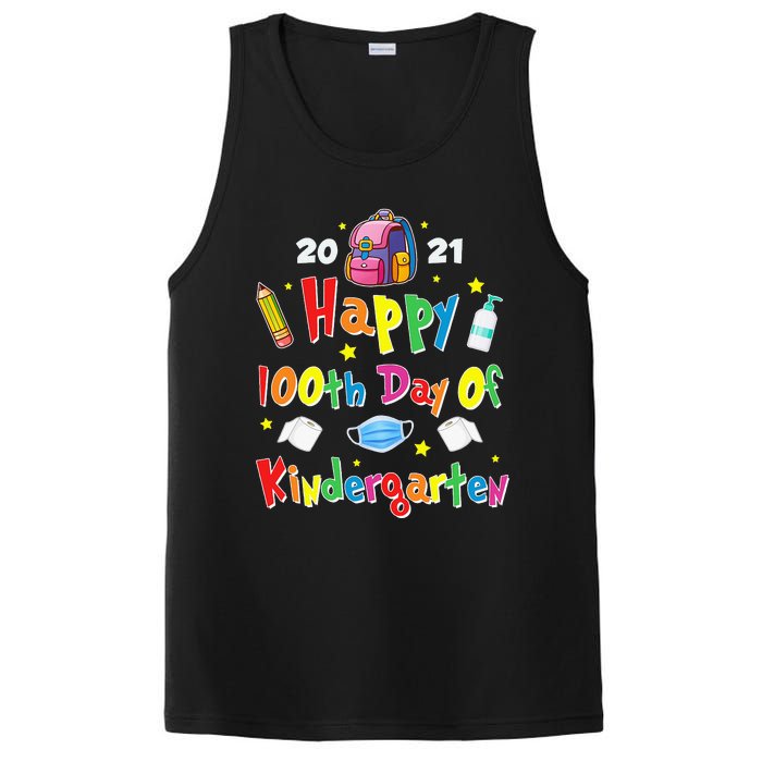 100 Days Of Kindergarten School Gift Students Teachers PosiCharge Competitor Tank