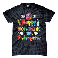 100 Days Of Kindergarten School Gift Students Teachers Tie-Dye T-Shirt