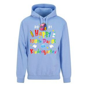 100 Days Of Kindergarten School Gift Students Teachers Unisex Surf Hoodie