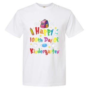 100 Days Of Kindergarten School Gift Students Teachers Garment-Dyed Heavyweight T-Shirt