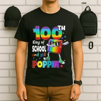 100th Day Pop It And Still Poppin 100 Days Of School T-Shirt
