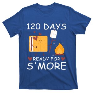 120 Days Ready For S'more 120th Day Of School Campfire Lover Gift T-Shirt