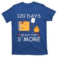 120 Days Ready For S'more 120th Day Of School Campfire Lover Gift T-Shirt