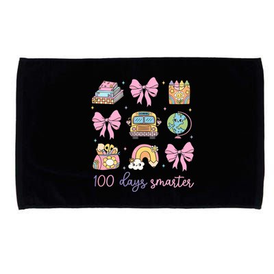 100 Days Smarter Teacher Girls Kids Cute 100th Day Of School Microfiber Hand Towel