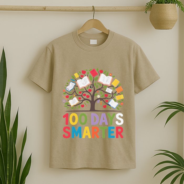 100 Days Smarter – Creative And Inspiring Tree Of Knowledge T-Shirt