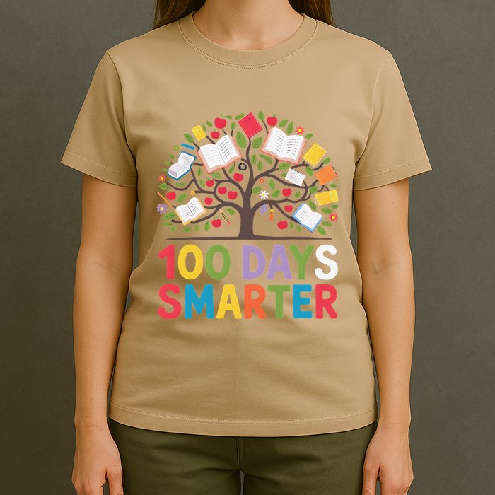 100 Days Smarter – Creative And Inspiring Tree Of Knowledge T-Shirt