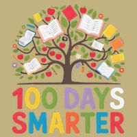 100 Days Smarter – Creative And Inspiring Tree Of Knowledge T-Shirt