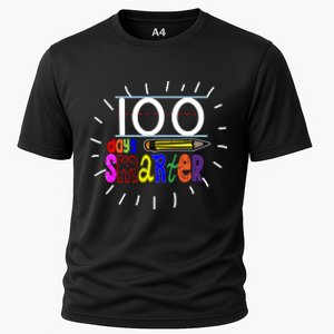 100 Days Smarter Cute 100th Day Of School Cooling Performance Crew T-Shirt