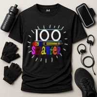 100 Days Smarter Cute 100th Day Of School Cooling Performance Crew T-Shirt