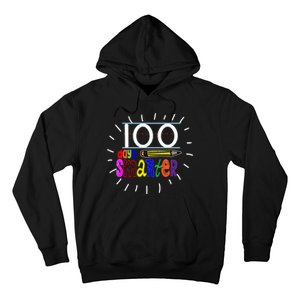 100 Days Smarter Cute 100th Day Of School Hoodie