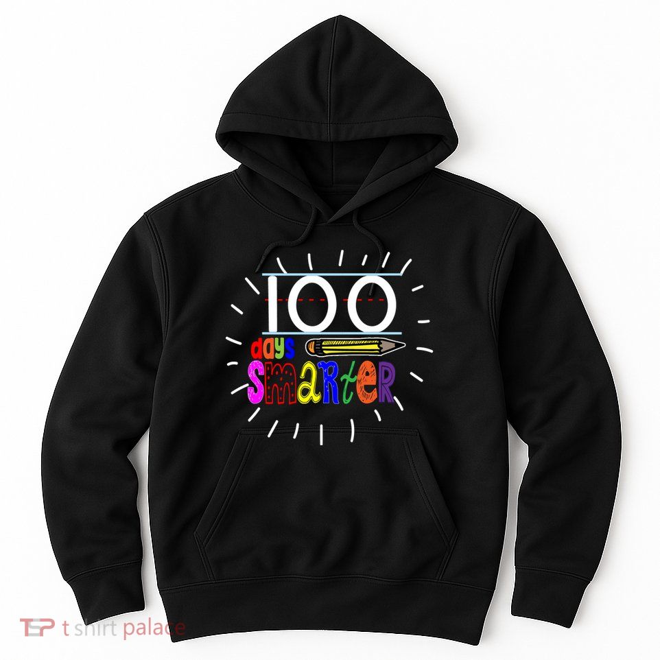 100 Days Smarter Cute 100th Day Of School Hoodie