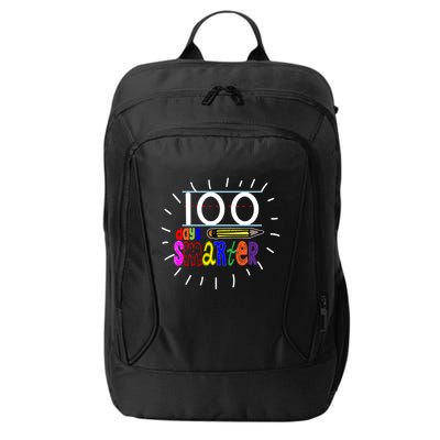 100 Days Smarter Cute 100th Day Of School City Backpack