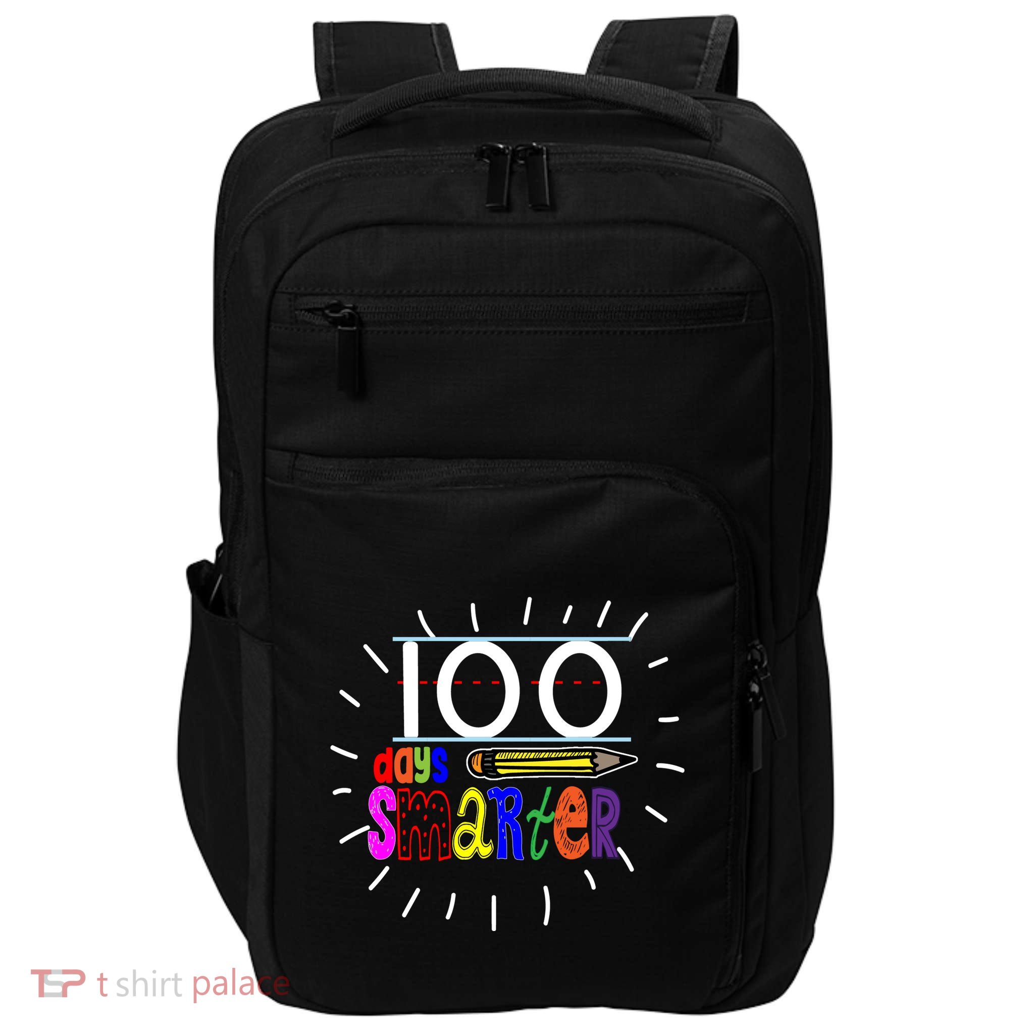 100 Days Smarter Cute 100th Day Of School Impact Tech Backpack