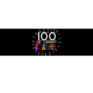 100 Days Smarter Cute 100th Day Of School Bumper Sticker